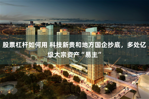 股票杠杆如何用 科技新贵和地方国企抄底，多处亿级大宗资产“易主”