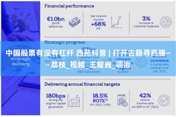 中国股票有没有杠杆 西苑科普 | 打开古籍寻药膳——荔枝_视频_王耀巍_调治