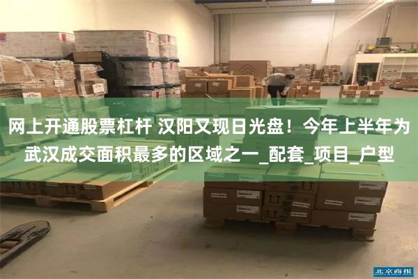 网上开通股票杠杆 汉阳又现日光盘！今年上半年为武汉成交面积最多的区域之一_配套_项目_户型