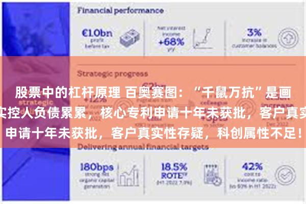 股票中的杠杆原理 百奥赛图：“千鼠万抗”是画饼？靠关联交易支撑？实控人负债累累，核心专利申请十年未获批，客户真实性存疑，科创属性不足！